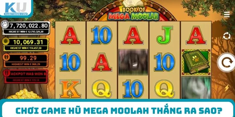 Chơi game hũ Mega Moolah thắng ra sao?